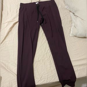 Plum colored Zyia active joggers